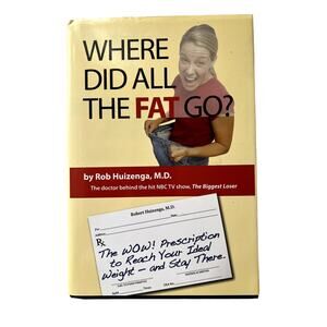Where Did All The Fat Go Autographed Hardback Book Dr. Rob Huizenga MD